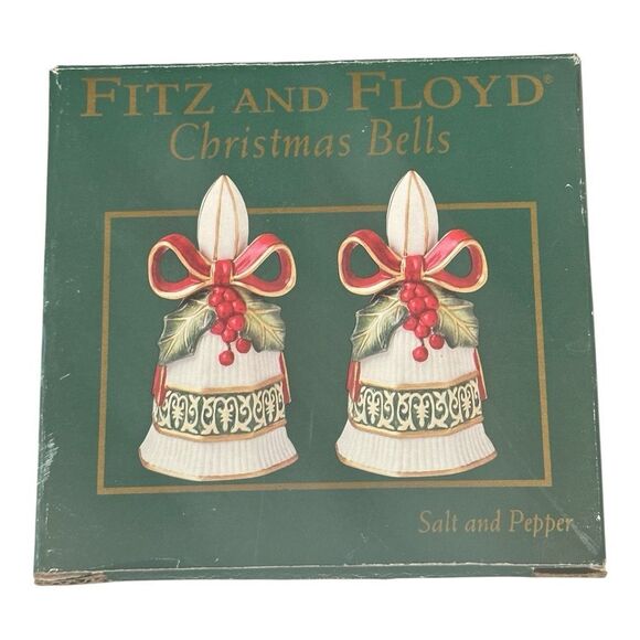 Fitz and Floyd Festive Bell Shakers 2004 - Picture 1 of 9
